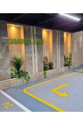 اجرای گل و گیاه مصنوعی برای پارکینگ 1- و 2-